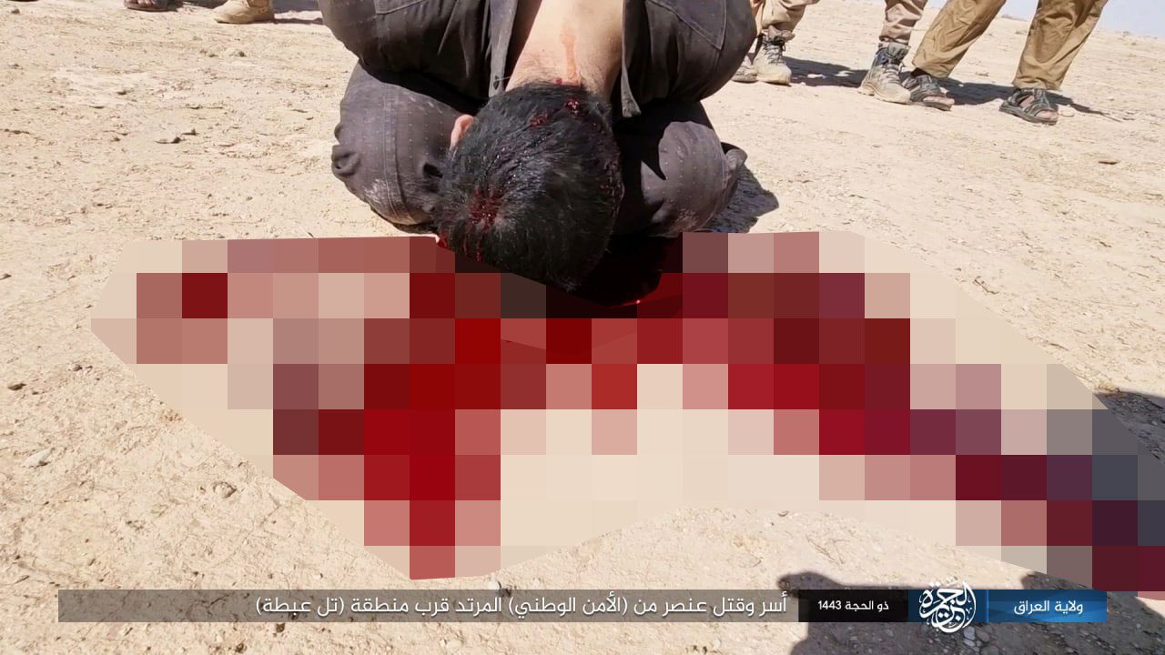 IŞİD kaçırdığı Irak polisini infaz etti