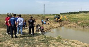 Serinlemek için girdiği gölette can verdi