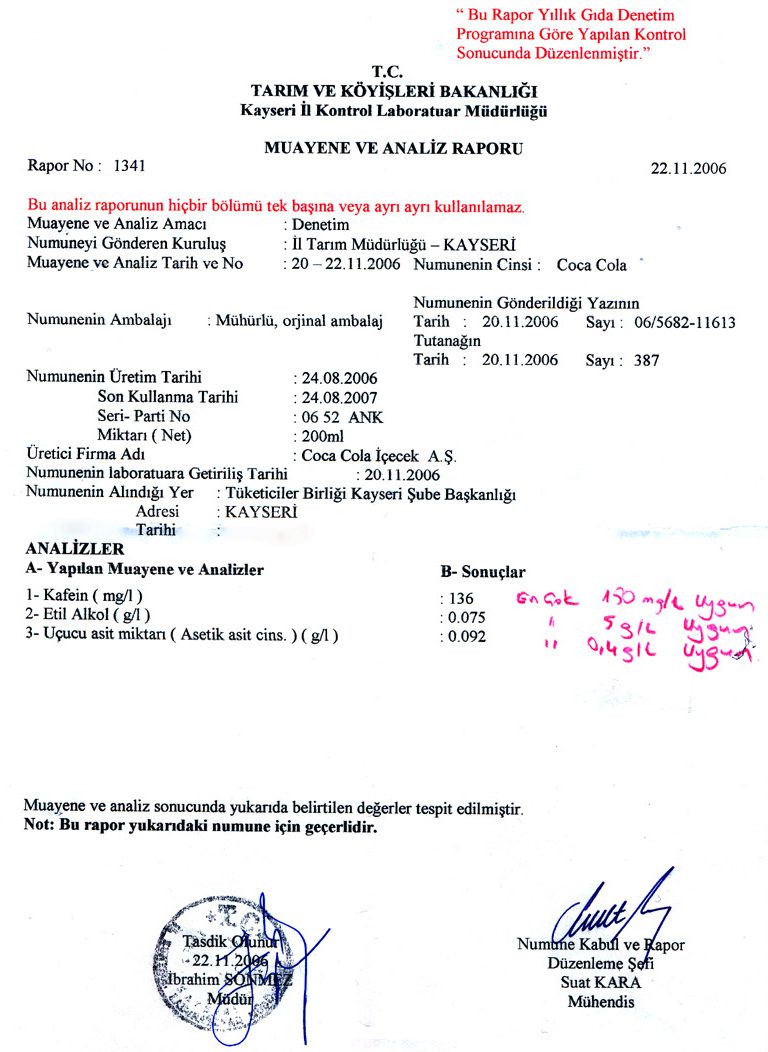 Gazlı içeceklerde alkol mü var?