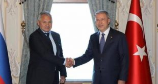 Hulusi Akar, Rus mevkidaşı ile görüştü