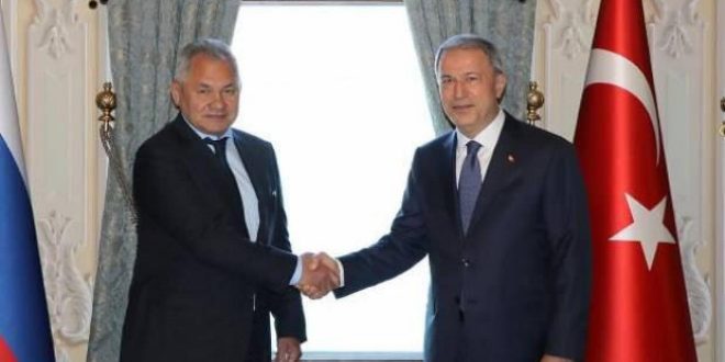 Hulusi Akar, Rus mevkidaşı ile görüştü