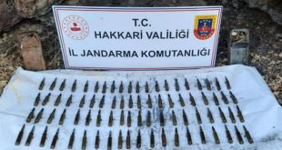 Şemdinli’de çok sayıda uçaksavar mühimmatı ele geçirildi