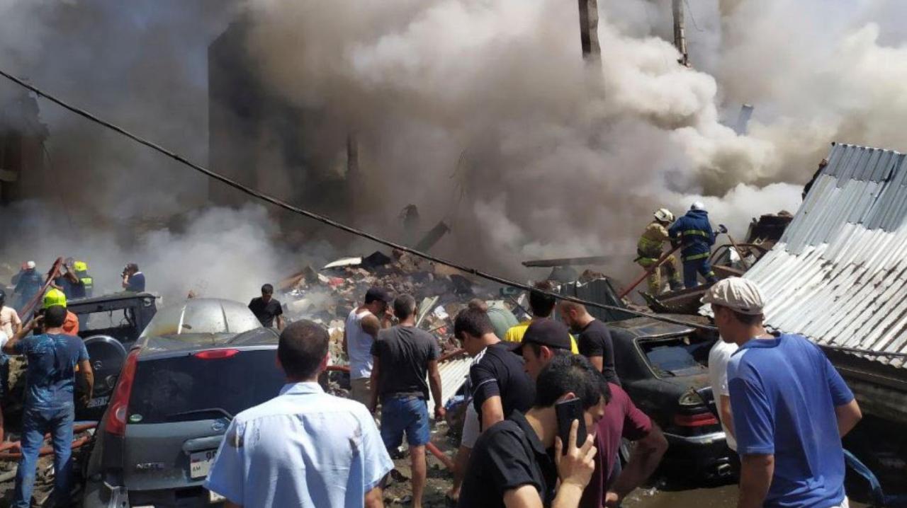 Erivan'da patlama: Ölü ve yaralılar var