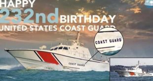 ABD Sahil Güvenlik Komutanlığı'nın yıl dönümünü Türk botuyla kutladı!