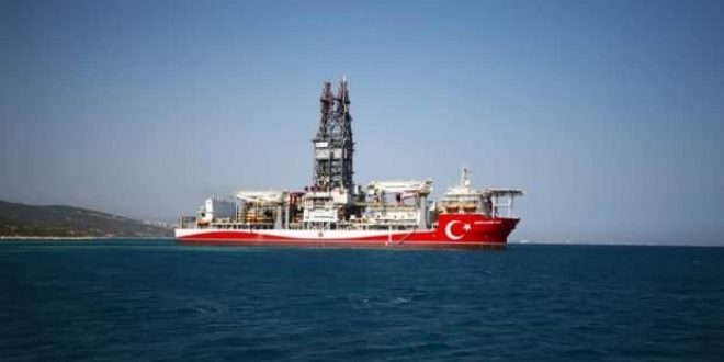 Abdülhamid Han sondaj gemisi Akdeniz'deki ilk görev yerine ulaştı