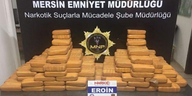 Bakan Soylu'dan açıklama: Mersin'de 105 kilogram eroin ele geçirildi!