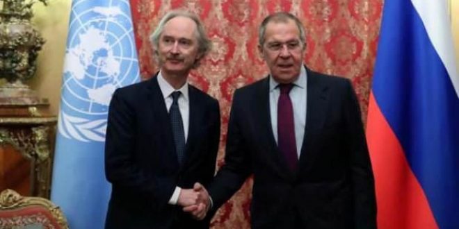 Lavrov, BM Suriye Özel Temsilcisi ile görüştü