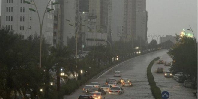 Suudi Arabistan'da yoğun yağmur yağışı !