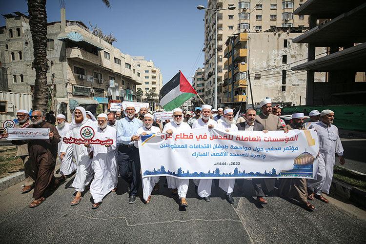 Filistinli Alimler Birliği'nden Mescid-i Aksa baskınlarına protesto