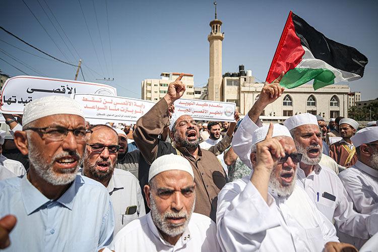 Filistinli Alimler Birliği'nden Mescid-i Aksa baskınlarına protesto
