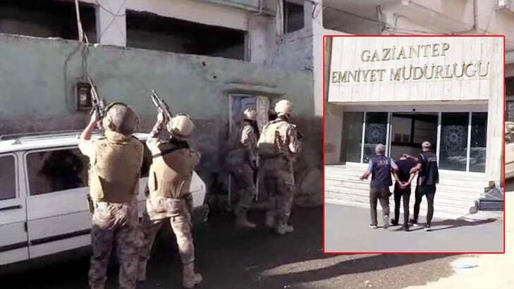 Gaziantep'te PKK'ya yönelik operasyon: 2 gözaltı!