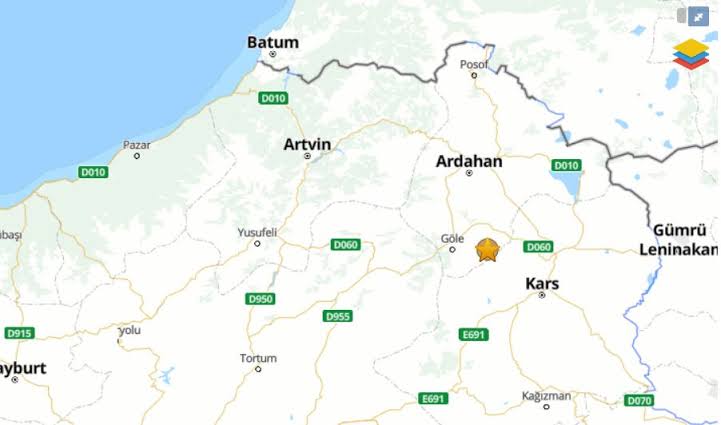 Ardahan’da deprem oldu!