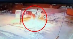 Elindeki fırçayı elektrik tellerine değdirdi, akıma kapıldı!