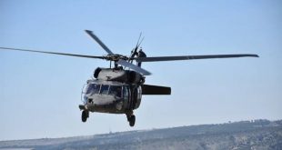 Pençe-Kilit bölgesinde helikopter kaza kırıma uğradı