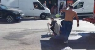 Seyyar balıkçı kendi çocuklarını yakmaya çalıştı