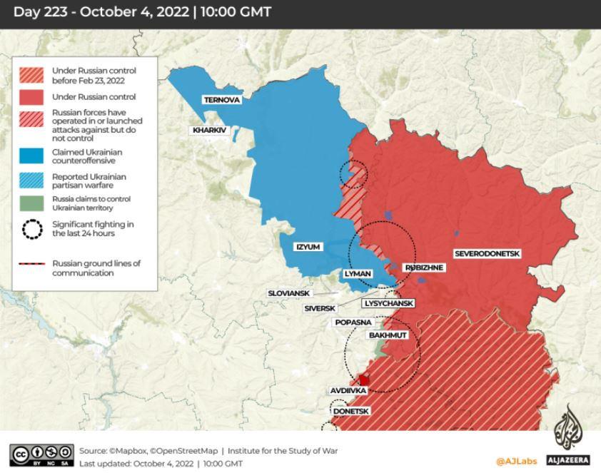 Ukrayna 5 bölgeyi daha Rusya'dan geri aldı
