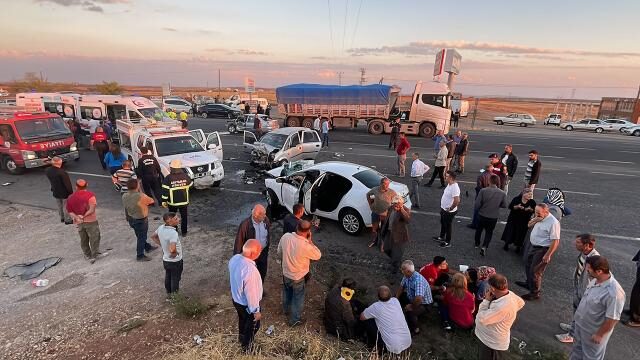 Adıyaman’da zincirleme kaza!
