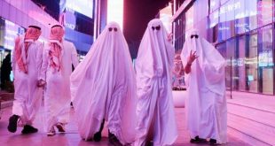 Bunu da gördük! Riyad'da Cadılar Bayramı kutlandı