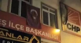 Çankırı'da CHP ilçe başkanlığına molotofkokteyli saldırı