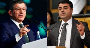 Demirtaş'a dava açan Davutoğlu çark etti!