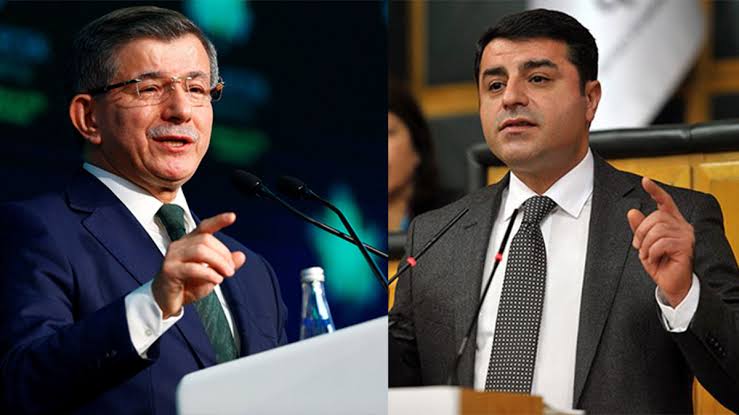 Demirtaş’a dava açan Davutoğlu çark etti!