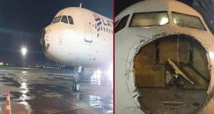 Havada fırtınaya yakalanan yolcu uçağı ağır hasar aldı!