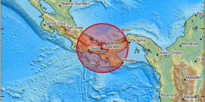 Panama'da 6,9 şiddetinde deprem oldu
