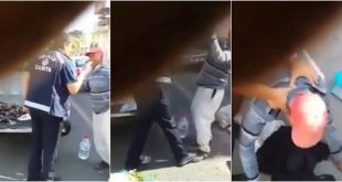 Seyyar satıcıyı döven zabıta memuru görevden uzaklaştırıldı