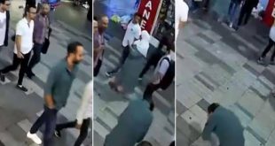 Yolda yürüyen adamın yüzüne mermi isabet etti