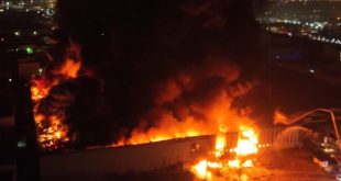 Bursa'da tekstil fabrikasında yangın çıktı