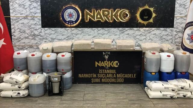 İstanbul’da 500 kilo metamfetamin ele geçirildi