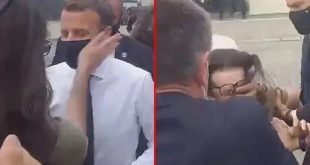 Macron tokatlı saldırıya uğradı!