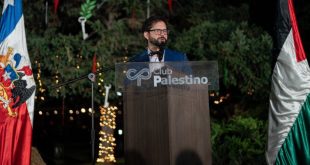 Şili: Filistin'de büyükelçilik açacağız