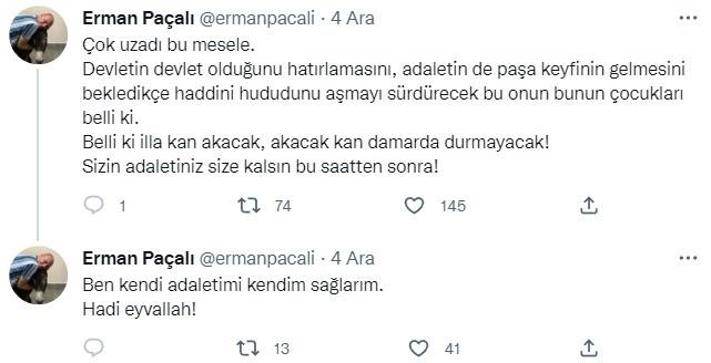 Haykurder başkanından tehdit dolu şok mesaj! “Kan akacak belli!” Haykurder başkanından tehdit dolu şok mesaj! “Kan akacak belli!”