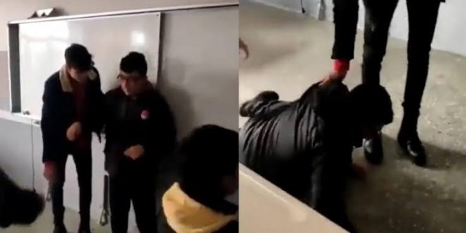 Engelli öğrenci sınıf arkadaşları tarafından dövüldü!