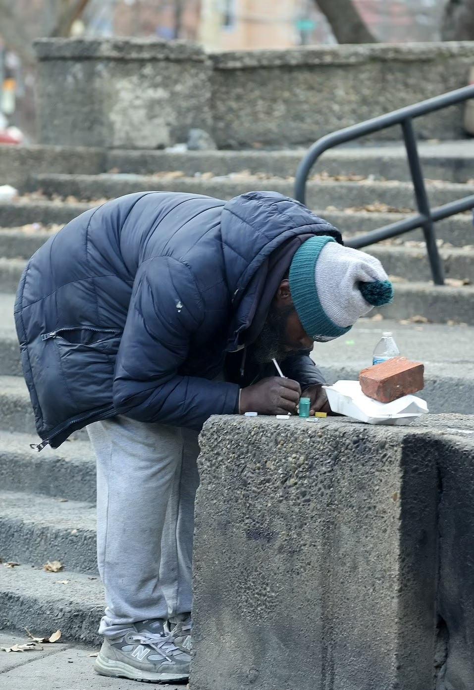 Philadelphia sokakları bağımlı barınağına döndü