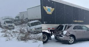 ABD'de zincirleme kaza! 85 araç birbirine girdi