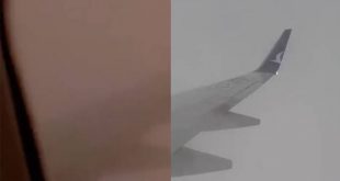 Antalya uçağına yıldırım isabet etti!