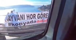 FSM Köprüsünde pankart açan 2 kişi gözaltına alındı