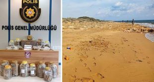 Kıbrıs'ta kıyılara vuran uyuşturucu paketlerinin kaynağı araştırılıyor