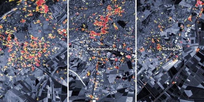 NASA, deprem hasarının uydu görüntülerini paylaştı!