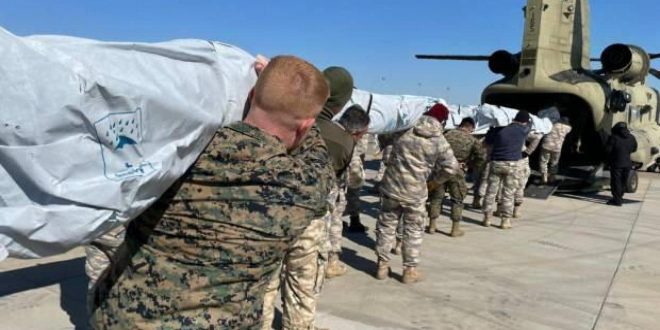 ABD’den 18 tonluk insani yardım yola çıktı