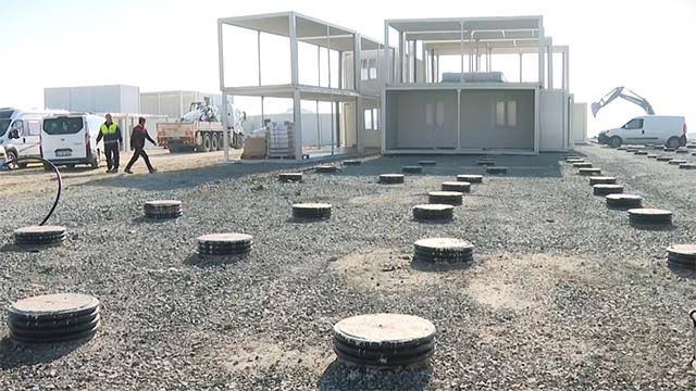 Hatay’da konteyner hastane inşa ediliyor