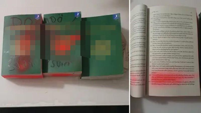 İsveç'in kafirleri kudurdu; Kur'an-ı Kerim'e bir saldırı daha!