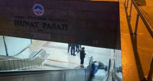 Yürüyen merdiven yaşlı adamın sonu oldu!