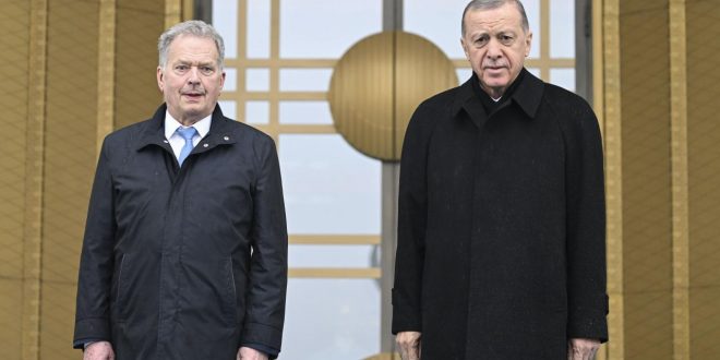 Erdoğan Finlandiya Cumhurbaşkanını Beştepe'de kabul etti