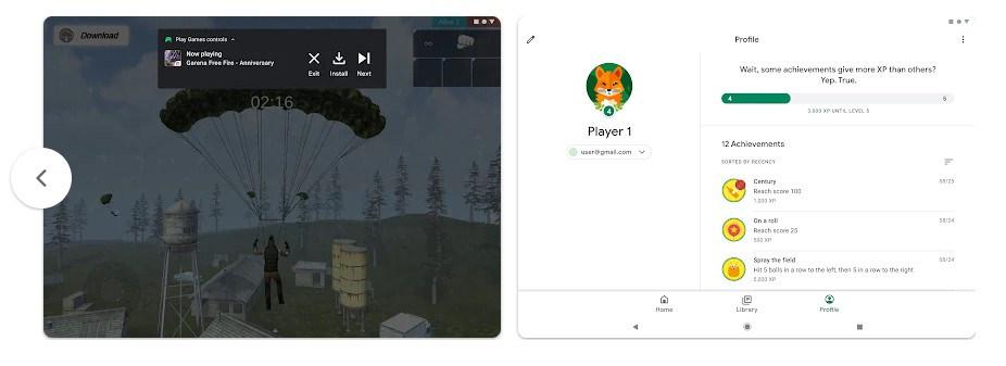 Google Play Games Mevcut Oyuncu Profili