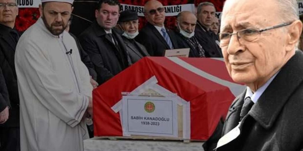 Kanadoğlu’nun cenazesine katılan Sezer cenaze namazı kılmadı