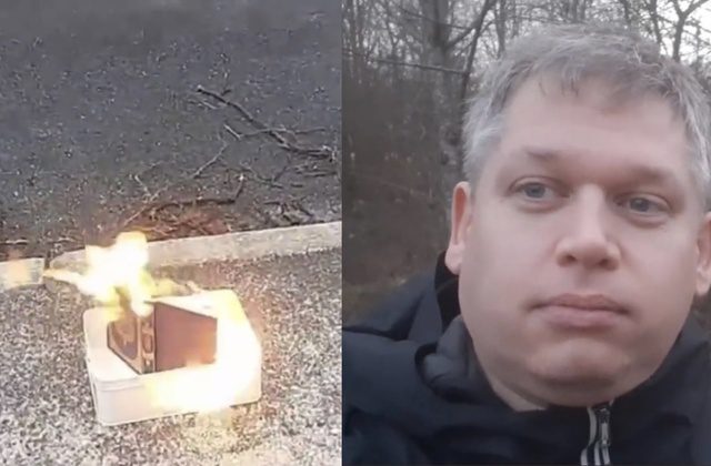 Alçak Rasmus Paludan gene kudurdu! Kur’an yaktı