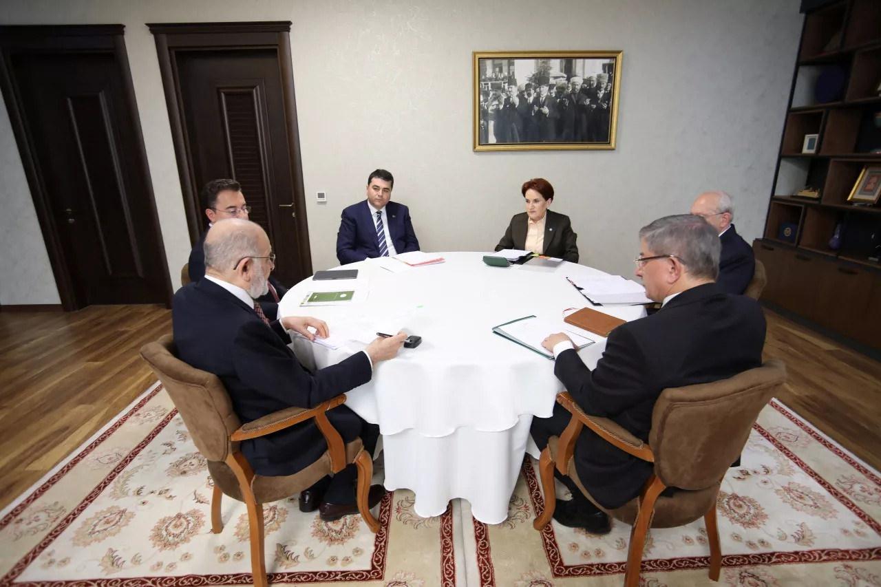 6'lı masa pazartesi dedi; Akşener ikna oldu mu?